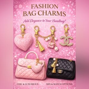Fashion Bag Charms - Assorted